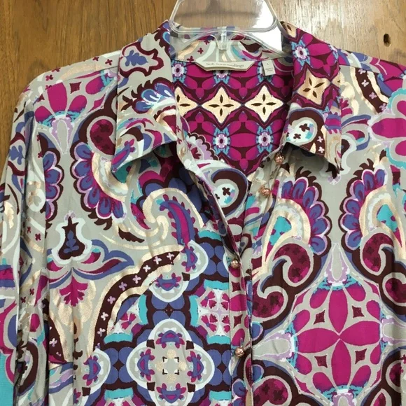 NEW Soft Surroundings Palmero Soho Maxi Dress - Picture 4 of 12